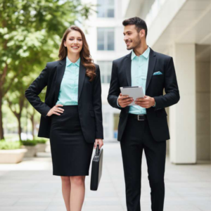 Corporate Uniform (Black Blue Combo)