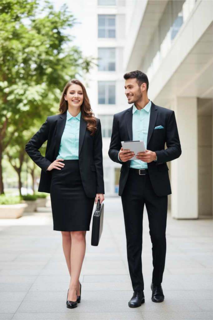 Corporate Uniform (Black Blue Combo)