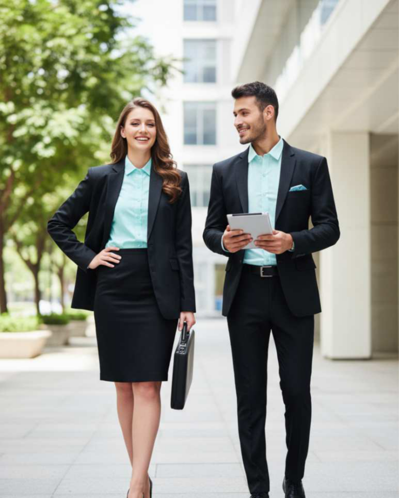 Corporate Uniform (Black Blue Combo)