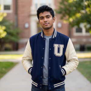 Varsity jacket by Arvind Industries